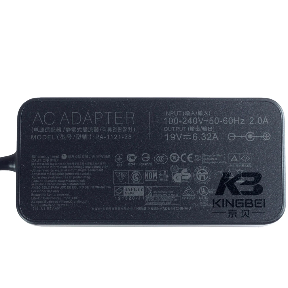 Laptop Power Adapter For Asus 19V 6.32A 120W PA-1121-28 For Asus N750 N500 G50 N53S N55 All-in-One Notebook AC DC Charger 120W
Laptop Power Adapter For Asus 19V 6.32A 120W PA-1121-28 For Asus N750 N500 G50 N53S N55 All-in-One Notebook AC DC Charger 120W