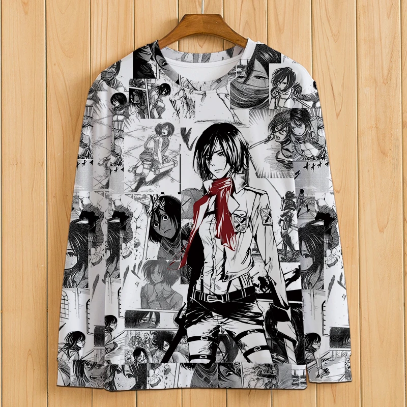 Attack on Titan Sweatshirt anime Sweatshirts and Pullovers unisex streetwear long sleeve Hoodies casual Sweatshirts Blouse
Attack on Titan Sweatshirt anime Sweatshirts and Pullovers unisex streetwear long sleeve Hoodies casual Sweatshirts Blouse