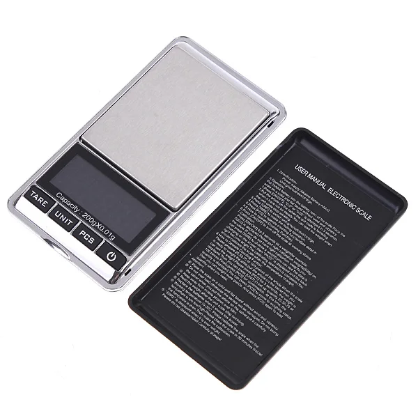 Mini 200g*0.01g Jewellery Diamond balance Digital Scale Pocket Jewelry Portable Electronic Scales Weight Weighting Balance | Инструменты