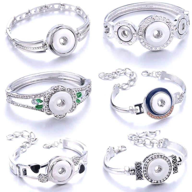 New Fashion Adjustable Chain Bracelets Metal Snap Bracelet Fit 18MM 12MM Snap Buttons DIY Snap Jewelry For Women
New Fashion Adjustable Chain Bracelets Metal Snap Bracelet Fit 18MM 12MM Snap Buttons DIY Snap Jewelry For Women