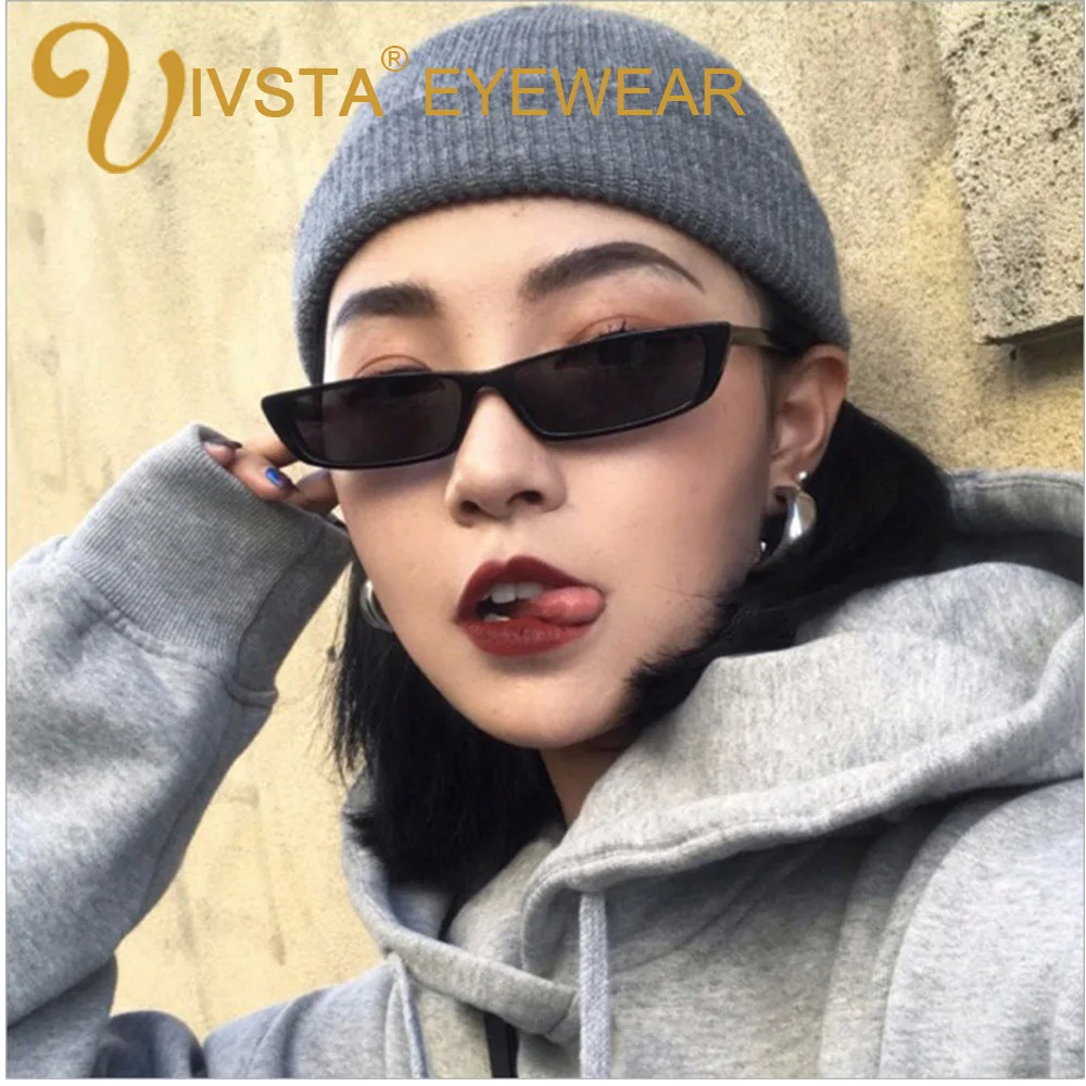IVSTA Vintage Rectangle Sunglasses Women Brand Designer Small Frame Sun Glasses Retro Black Eyewear Narrow Glasses
IVSTA Vintage Rectangle Sunglasses Women Brand Designer Small Frame Sun Glasses Retro Black Eyewear Narrow Glasses