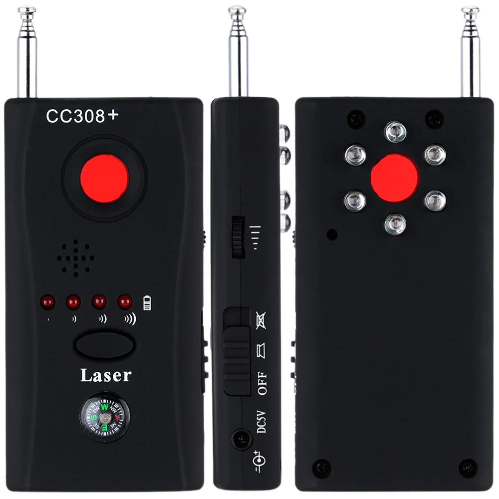 Anti - Spy Bug Detector CC308 Mini Wireless Camera Hidden Signal GSM Device Finder Privacy Protect Security
Anti - Spy Bug Detector CC308 Mini Wireless Camera Hidden Signal GSM Device Finder Privacy Protect Security