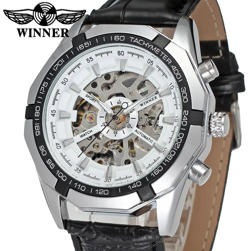 Winner Top Brand Men Mechanical Skeleton Automatic Watch Fashion Men's Business Wristwatch Gifts Relogio masculino
Winner Top Brand Men Mechanical Skeleton Automatic Watch Fashion Men's Business Wristwatch Gifts Relogio masculino