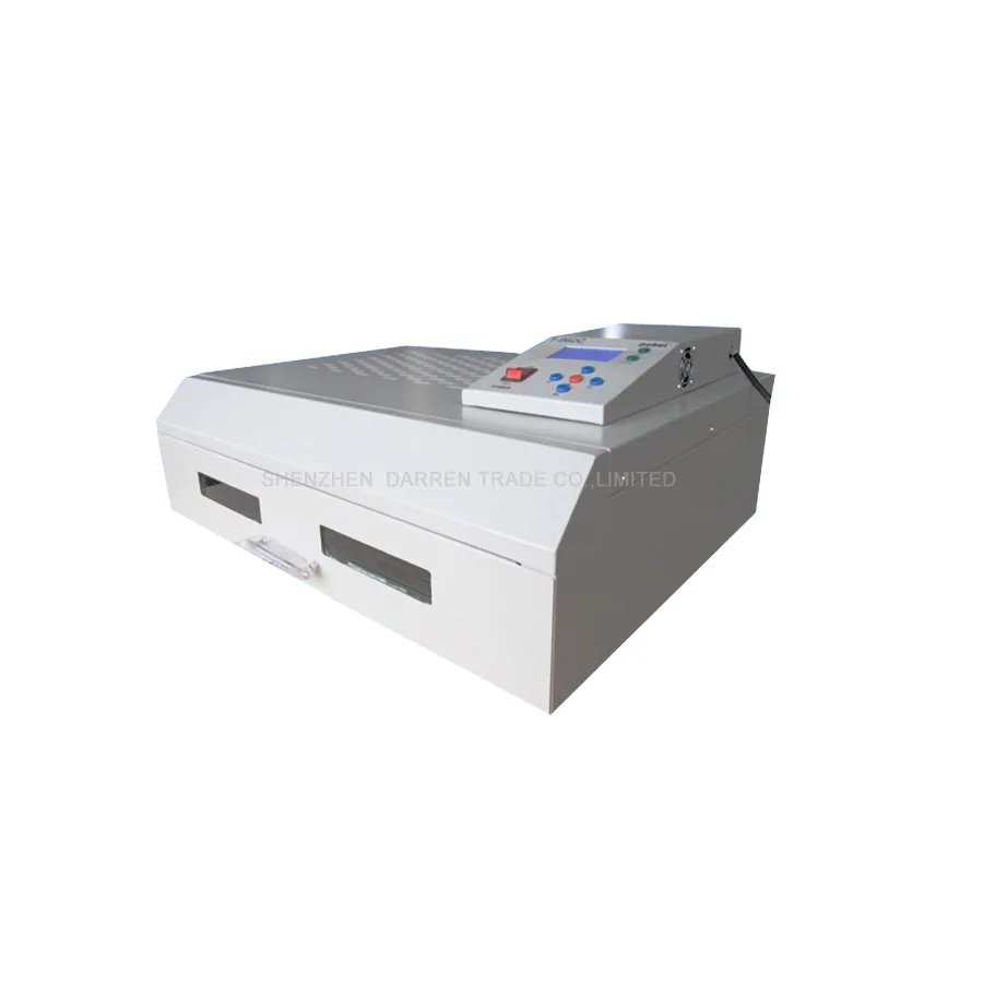 BGA Rework Station Reflow Oven Machine Infrared Heater 2500W Reflow Station with 60x40cm Soldering Size T-962C
BGA Rework Station Reflow Oven Machine Infrared Heater 2500W Reflow Station with 60x40cm Soldering Size T-962C