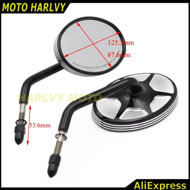Black Cut Motorcycle Rear View Side Mirror case for Harley Sportster Softail Touring Dyna XL1200C 883C
Black Cut Motorcycle Rear View Side Mirror case for Harley Sportster Softail Touring Dyna XL1200C 883C