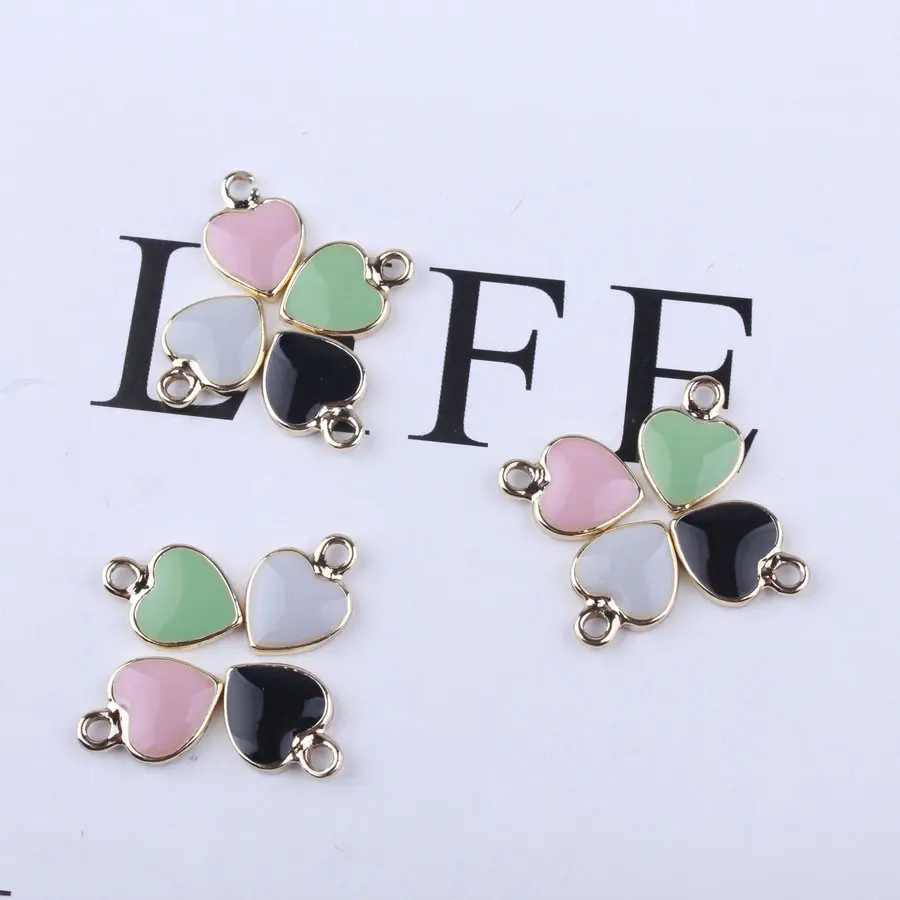 20 Pcs Colorful Love Heart Enamel Charms Pendant Alloy Enamel Bracelet Charms For DIY Necklace Bracelet Dangle Jewelry Findings
20 Pcs Colorful Love Heart Enamel Charms Pendant Alloy Enamel Bracelet Charms For DIY Necklace Bracelet Dangle Jewelry Findings