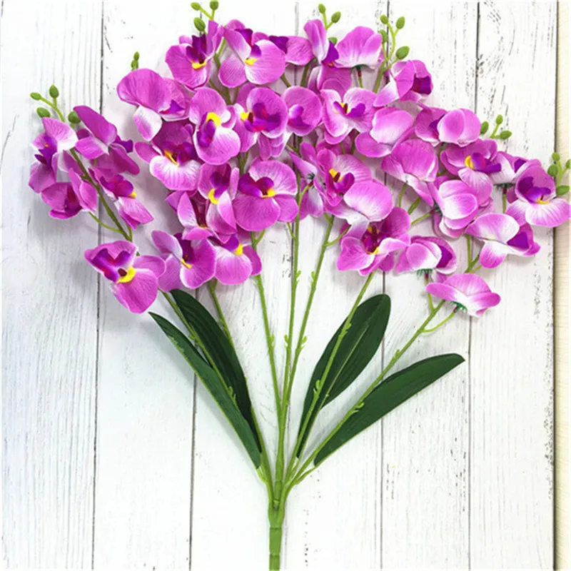 Artificial Flowers Silk Orchid DIY Simulation Orchid Fake Flowers Bouquet For Wedding Home Party Office Decoration Flowers
Artificial Flowers Silk Orchid DIY Simulation Orchid Fake Flowers Bouquet For Wedding Home Party Office Decoration Flowers