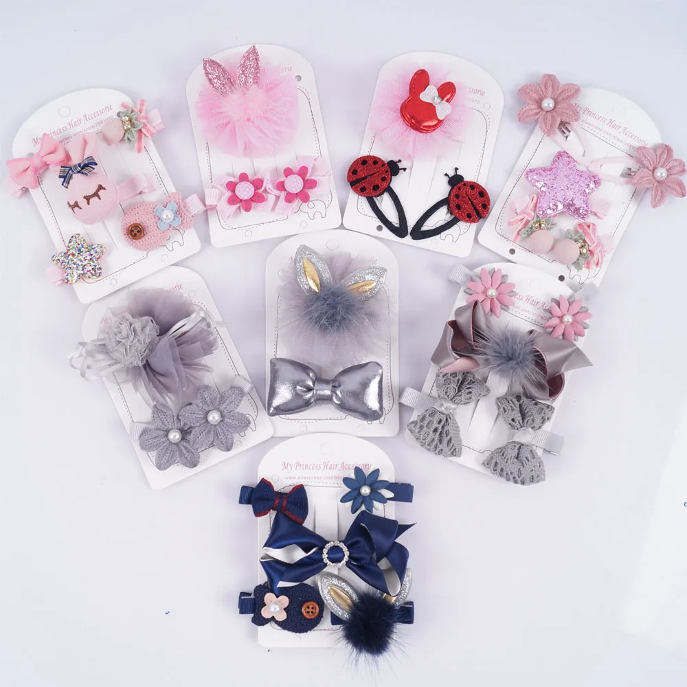 1 Set Girls' Hairclips Multi Style Character Ribbon Hairbows Handmade Bunny Clip Children's Hair Bow Boutique Hair Accessories
1 Set Girls' Hairclips Multi Style Character Ribbon Hairbows Handmade Bunny Clip Children's Hair Bow Boutique Hair Accessories