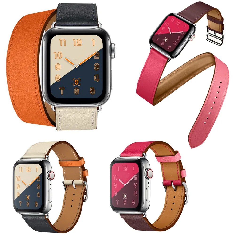 New Single Tour Band for Apple Watch Series 5 4 3 2 1 Genuine Leather Strap Double Tour Bracelet for iWatch 44/40mm 42/38mm
New Single Tour Band for Apple Watch Series 5 4 3 2 1 Genuine Leather Strap Double Tour Bracelet for iWatch 44/40mm 42/38mm