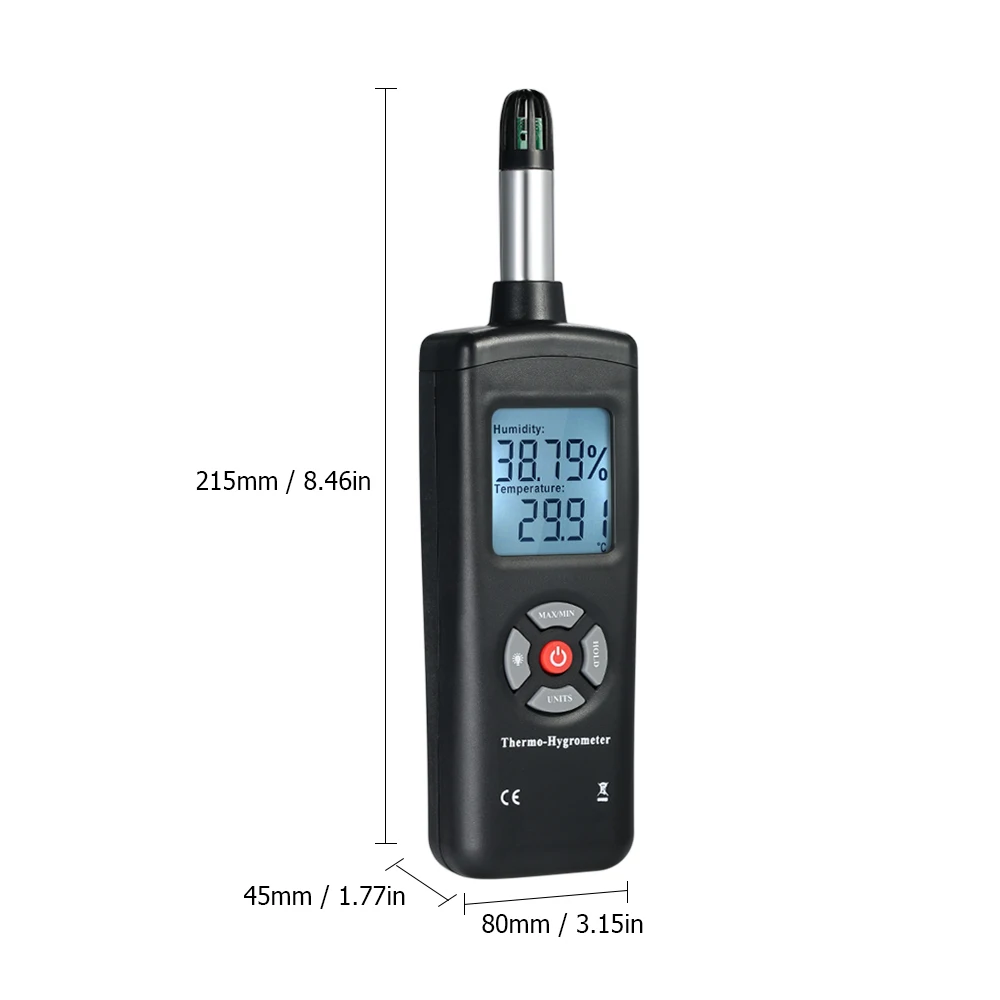 Цифровой термометр-гигрометр с ЖК-дисплеем измеритель температуры и влажности