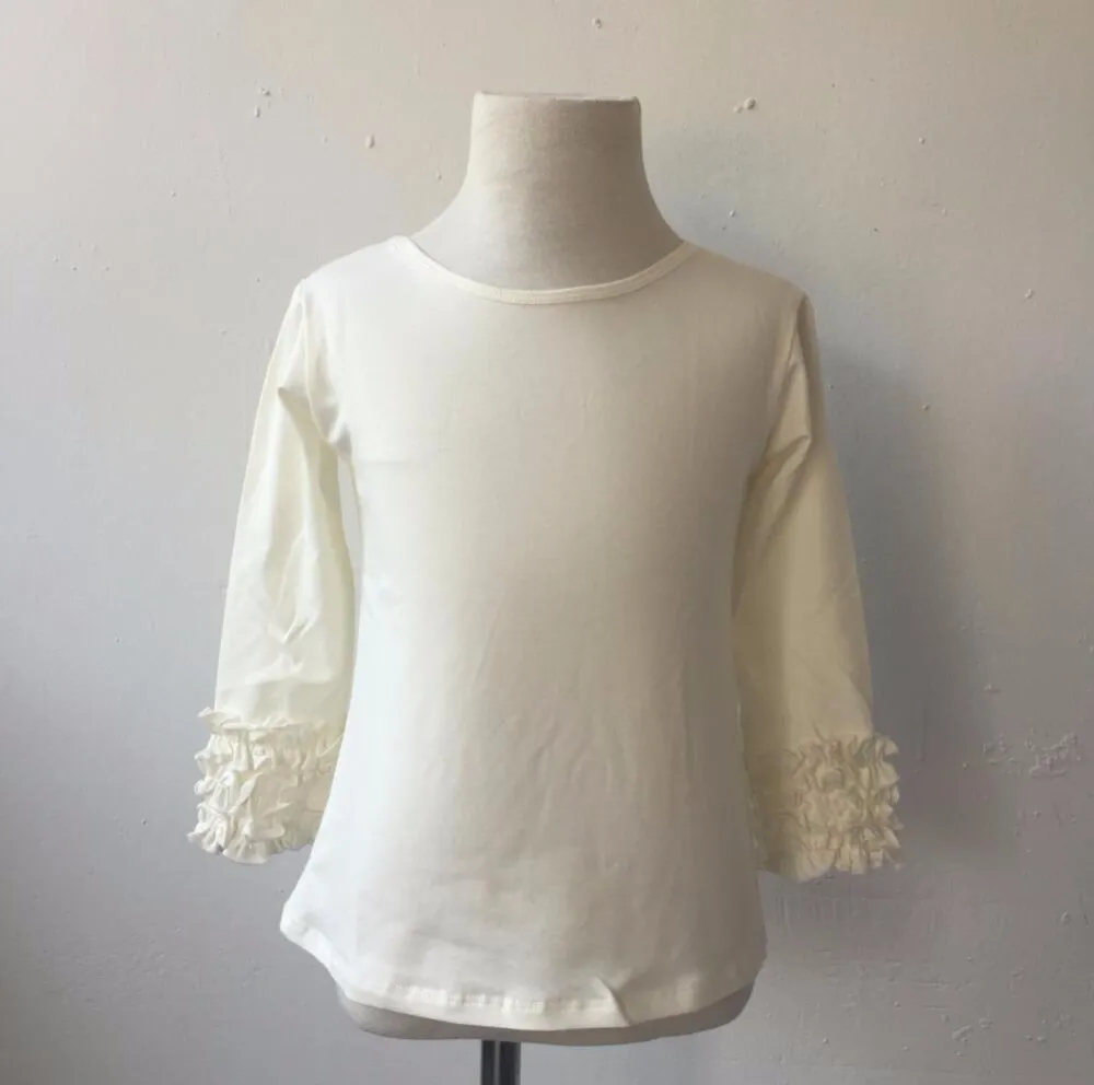 Latest style baby girl tops for wholesale children clothes kids blank cotton ruffle shirt toddler girl icing shirt
Latest style baby girl tops for wholesale children clothes kids blank cotton ruffle shirt toddler girl icing shirt