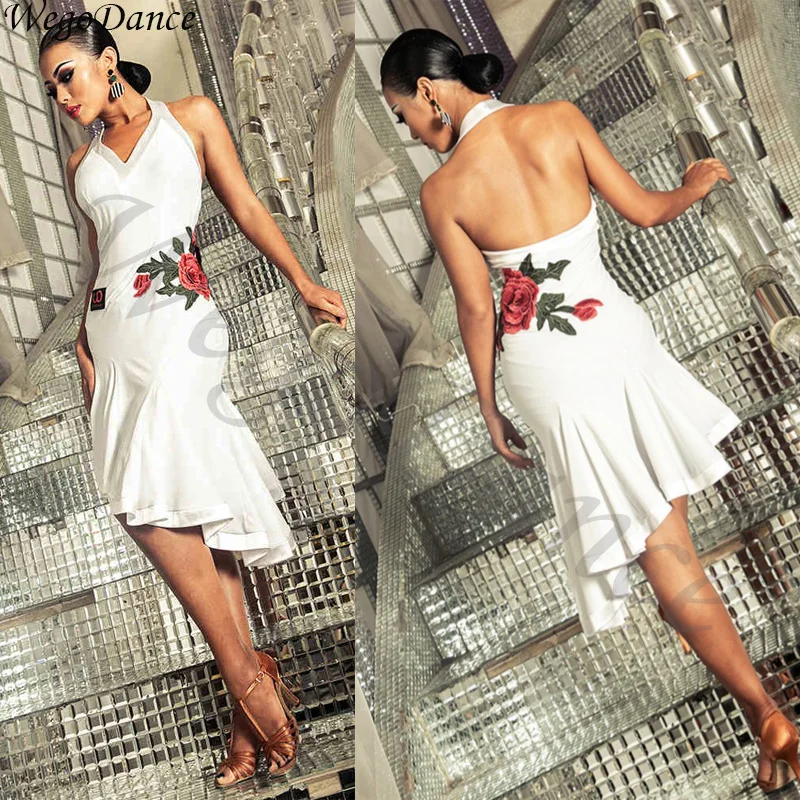 new sexy Latin dance costumes new performance white latin dance competition dresses woman
new sexy Latin dance costumes new performance white latin dance competition dresses woman