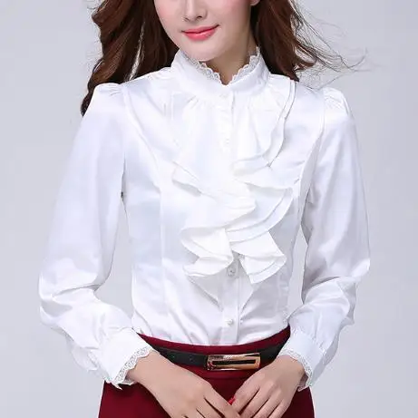 plus size 3XL Fashion spring professional temperament blouse long-sleeved chiffon shirt lotus leaf shirt office lady
plus size 3XL Fashion spring professional temperament blouse long-sleeved chiffon shirt lotus leaf shirt office lady