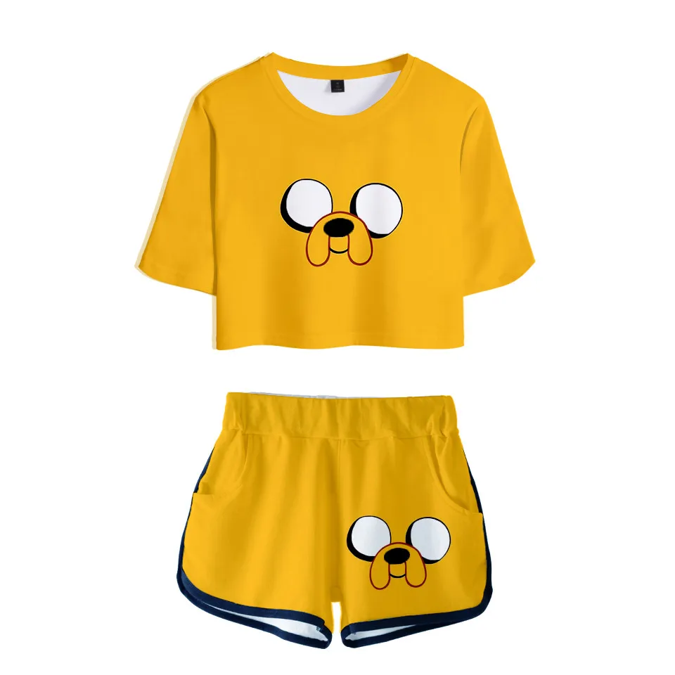 Adventure Time Finn And Jake The Dog Face 3D Two Piece Set Sexy Tshirt Kawaii Fashion Tshirt New Suit Shorts Casual Tops+Shorts
Adventure Time Finn And Jake The Dog Face 3D Two Piece Set Sexy Tshirt Kawaii Fashion Tshirt New Suit Shorts Casual Tops+Shorts