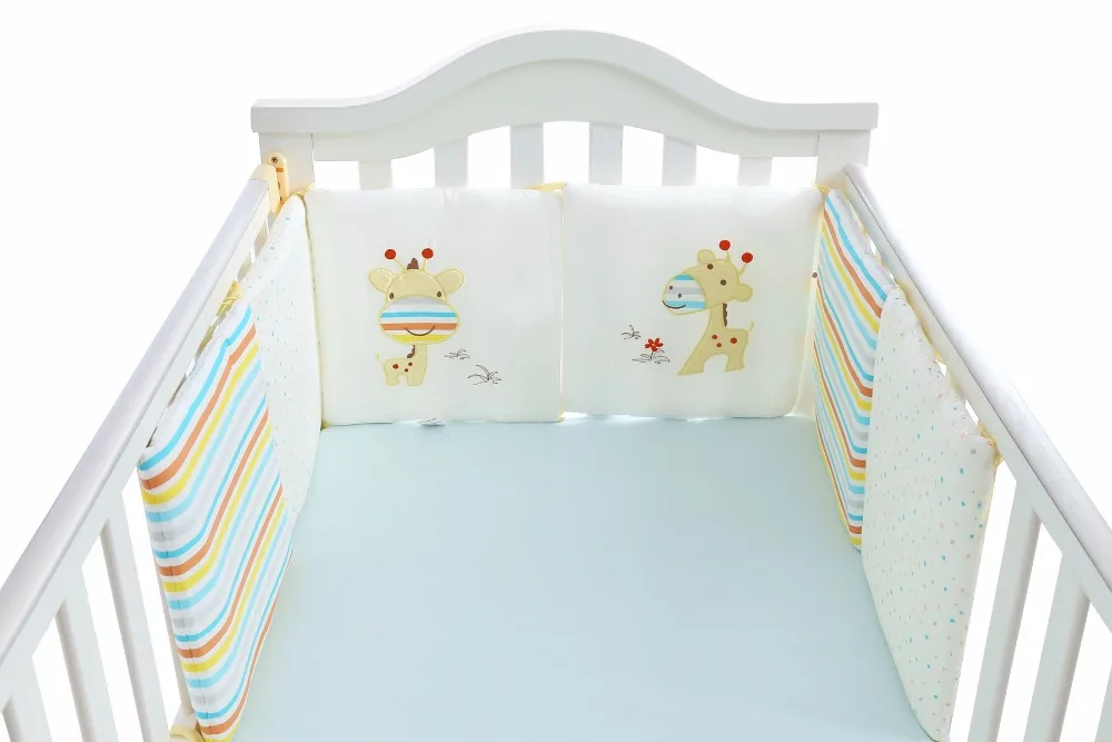 6Pc/Lot Infant Crib Bumper Bed Protector Baby Kids Cotton Cot Nursery bedding Cotton Beige Gariffe Square Pillow Cushion
6Pc/Lot Infant Crib Bumper Bed Protector Baby Kids Cotton Cot Nursery bedding Cotton Beige Gariffe Square Pillow Cushion