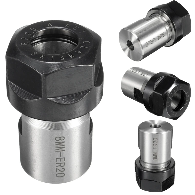 High Quality Motor shaft ER20 Collet Chuck ER20 A 8mm Extension Rod Holder tool holder CNC Milling ER20A-8mm
High Quality Motor shaft ER20 Collet Chuck ER20 A 8mm Extension Rod Holder tool holder CNC Milling ER20A-8mm