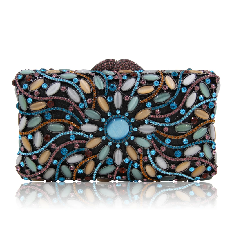 XIYUAN Multicolor Gemstone Ladies Evening Clutch Bag Luxury Rhinestone Women Clutches Party Bags Crystal Handbags Female Purse
XIYUAN Multicolor Gemstone Ladies Evening Clutch Bag Luxury Rhinestone Women Clutches Party Bags Crystal Handbags Female Purse