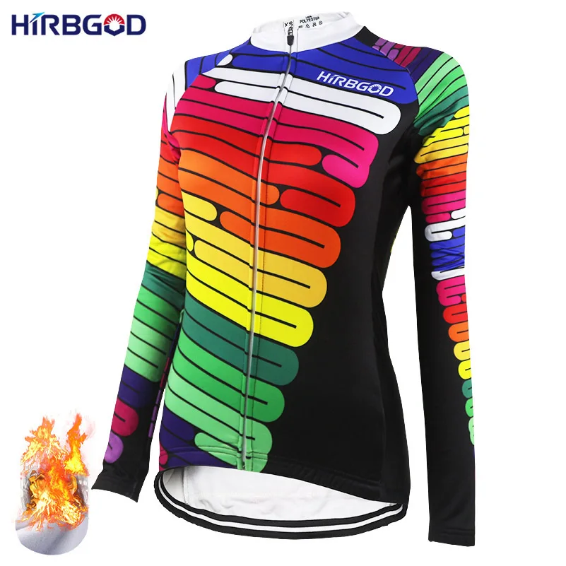 HIRBGOD Winter Windproof Women Long Sleeve Cycling Jerseys Thermal Fleece MTB Dh Bike Bicycle Clothing Shirts Apparel,HK026
HIRBGOD Winter Windproof Women Long Sleeve Cycling Jerseys Thermal Fleece MTB Dh Bike Bicycle Clothing Shirts Apparel,HK026