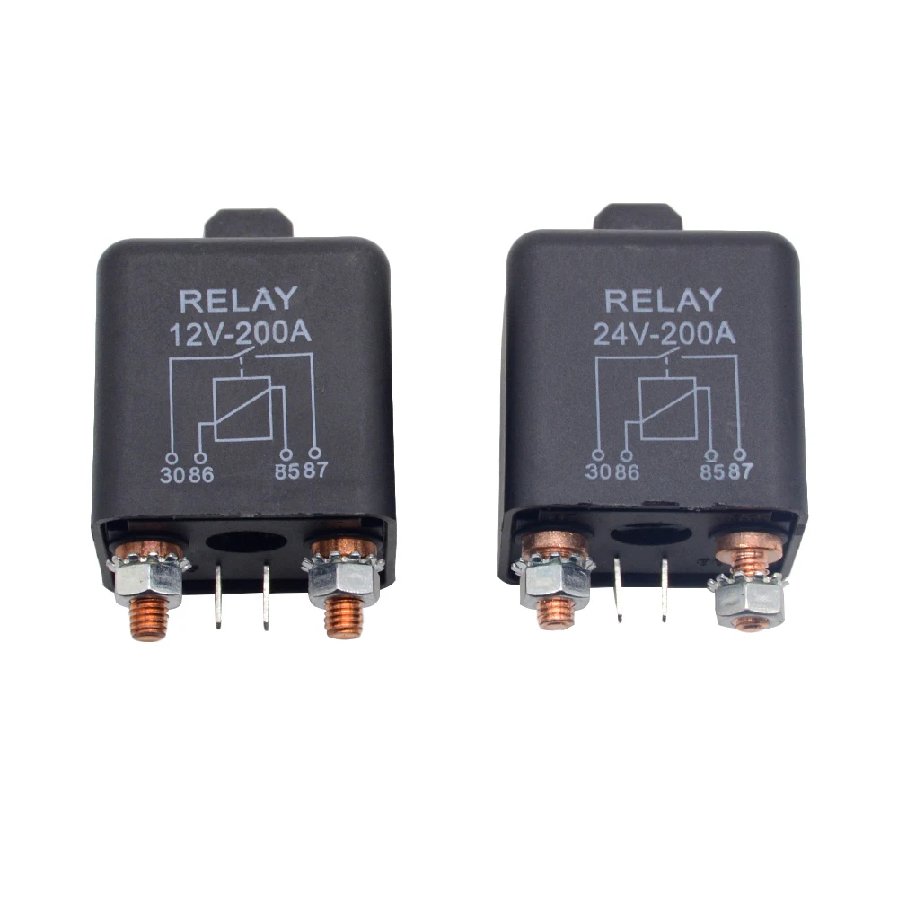 New Car Truck Motor Automotive high current relay 12V/24V 200A 2.4W Continuous type Automotive relay car relays
New Car Truck Motor Automotive high current relay 12V/24V 200A 2.4W Continuous type Automotive relay car relays