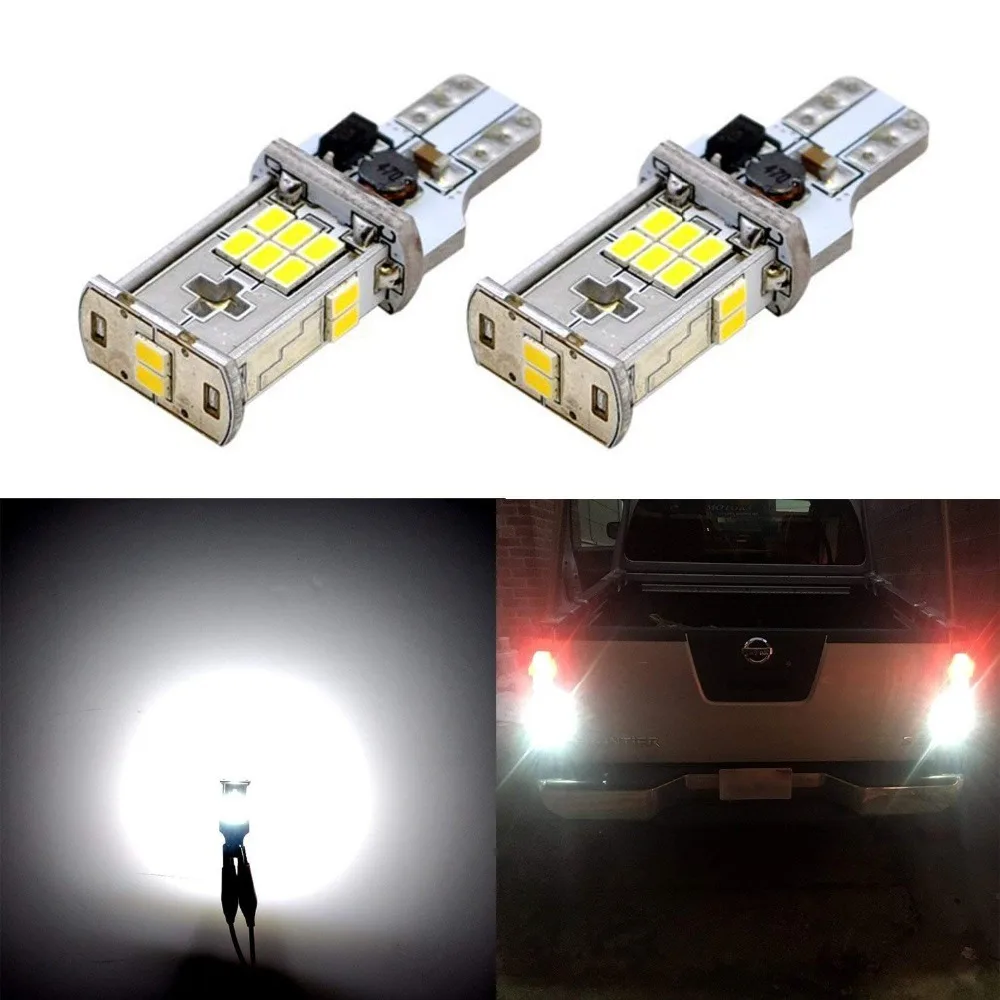 2 шт., Сверхъяркие Автомобильные светодиодные лампы Canbus SMD3020 912 921 T15 W16W
2 шт., Сверхъяркие Автомобильные светодиодные лампы Canbus SMD3020 912 921 T15 W16W