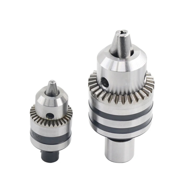 B12 Drill Chuck Connecting Rod Mill Grinder Hand Three-Prong Self-locking Drilling Machine Thread Clamp Clamping Range 1.5-10mm
B12 Drill Chuck Connecting Rod Mill Grinder Hand Three-Prong Self-locking Drilling Machine Thread Clamp Clamping Range 1.5-10mm
