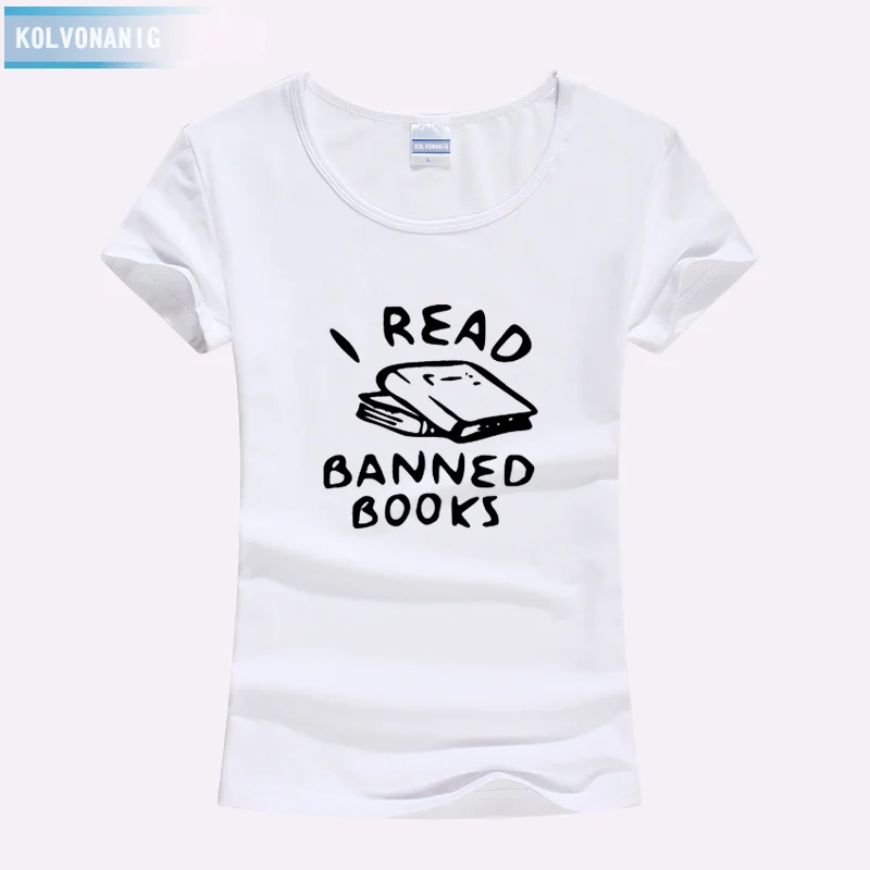 Street Style Tee Shirt Femme 2019 I Read Banned Books Funny Printed T Shirt Short Sleeve Cotton Women Harajuku Oversized T-Shirt
Street Style Tee Shirt Femme 2019 I Read Banned Books Funny Printed T Shirt Short Sleeve Cotton Women Harajuku Oversized T-Shirt
