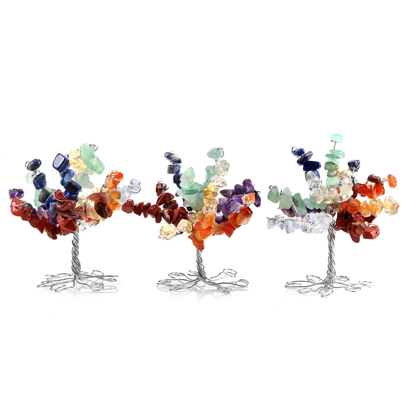 Sunligoo 7 Chakras Cute Tree Crystal Healing Tumbled Stones And Minerals Mini Money Tree Office Living Room Lucky Decor Figurine
Sunligoo 7 Chakras Cute Tree Crystal Healing Tumbled Stones And Minerals Mini Money Tree Office Living Room Lucky Decor Figurine