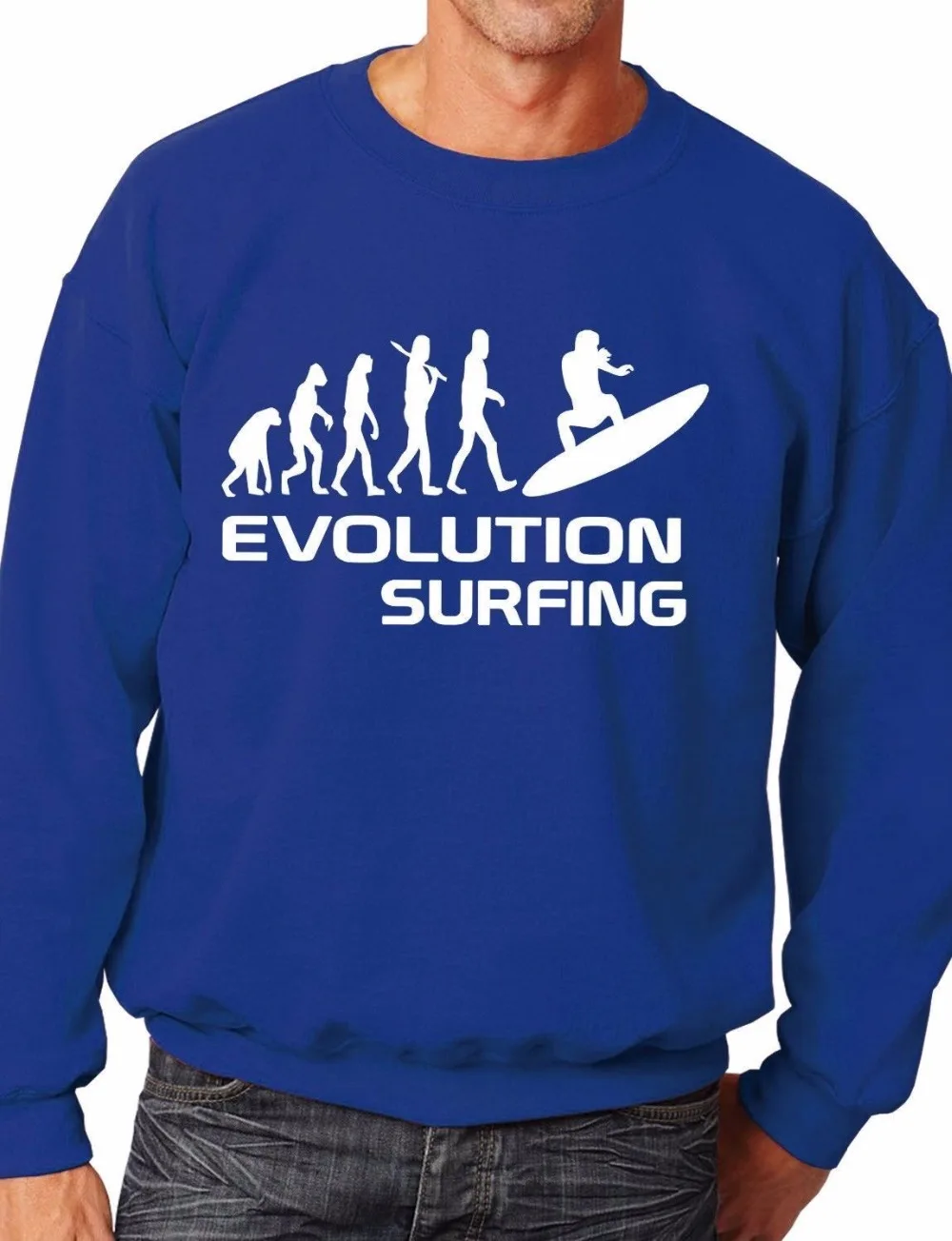 Evolution Of Surfer Funny Sweatshirt/Jumper Unisex Birthday Gift More Size and Color-E215
Evolution Of Surfer Funny Sweatshirt/Jumper Unisex Birthday Gift More Size and Color-E215