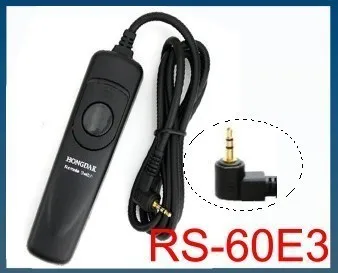 RS-60E3 Remote Switch Shutter Release cord for Canon EOS Rebel Ti, T1i, T2, T2i, T3, T3i , T4i, XS, XSi Digital SLR Camera
RS-60E3 Remote Switch Shutter Release cord for Canon EOS Rebel Ti, T1i, T2, T2i, T3, T3i , T4i, XS, XSi Digital SLR Camera