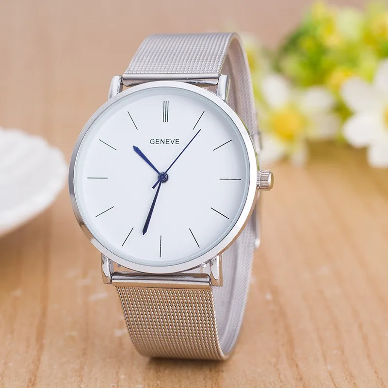 2021 Hot Top Brand Geneva Women Quartz Watch zegarki meskie Women Metal Mesh Stainless Steel Dress Watches reloj mujer
2021 Hot Top Brand Geneva Women Quartz Watch zegarki meskie Women Metal Mesh Stainless Steel Dress Watches reloj mujer