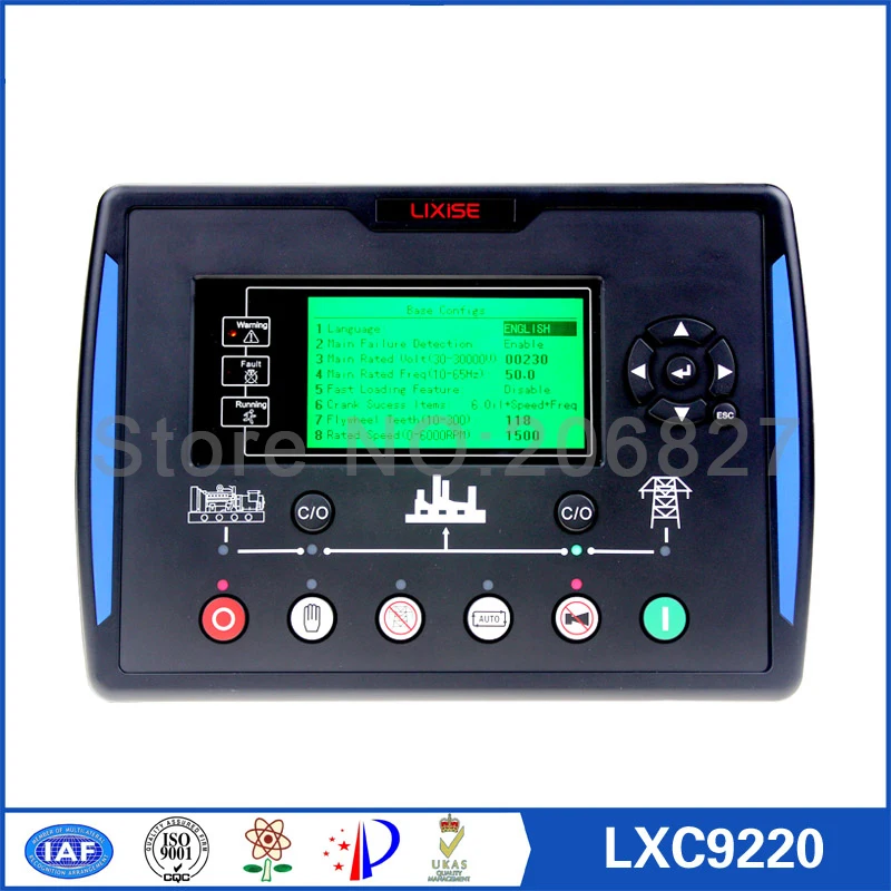 Контроллер генератора LXC9220 полностью замена панели управления dse7220 amf ats для