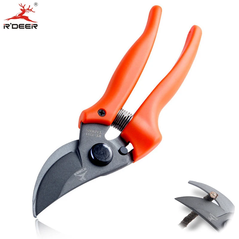 RDEER Pruning Shears Garden Pruners 8"/200mm Flower Cutter Fruit Tree Grafting Tool Scissors Garden Scissors
RDEER Pruning Shears Garden Pruners 8"/200mm Flower Cutter Fruit Tree Grafting Tool Scissors Garden Scissors