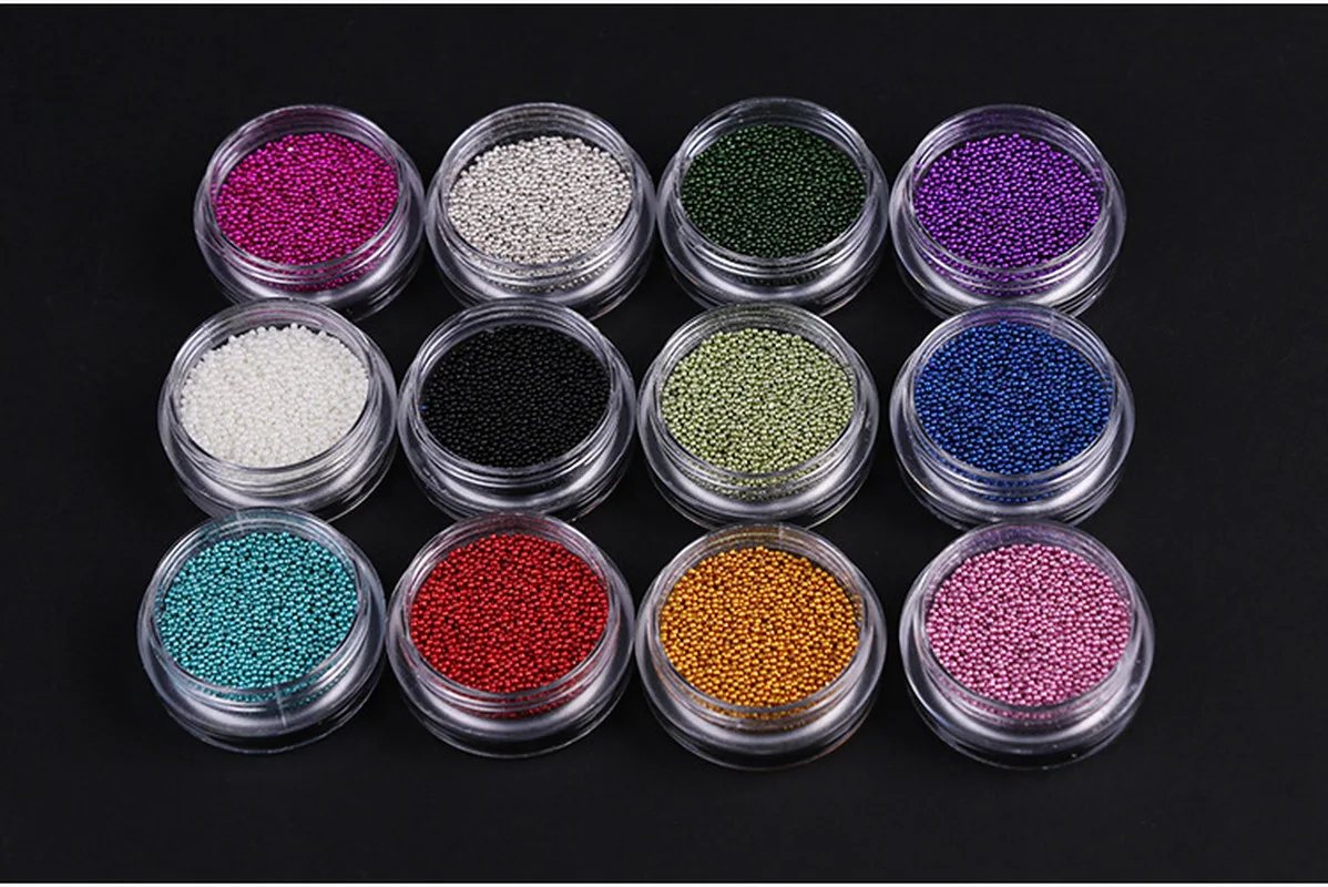 12 Color mixed Nail Art Steel Ball r Caviar Small Beads DIY Manicure Decorations Beads Glitter 3D Nail Beauty Accessories
12 Color mixed Nail Art Steel Ball r Caviar Small Beads DIY Manicure Decorations Beads Glitter 3D Nail Beauty Accessories