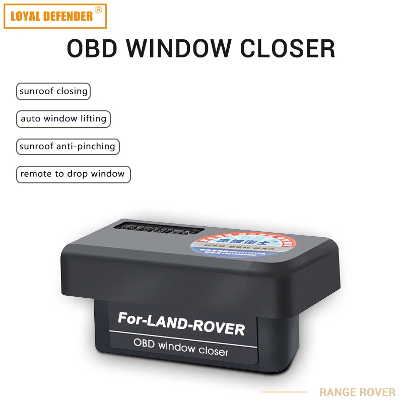 OBD 2 window lifting fit land rover discovery and Evoque and Range Rover which is Intelligent Safety System car accessories
OBD 2 window lifting fit land rover discovery and Evoque and Range Rover which is Intelligent Safety System car accessories