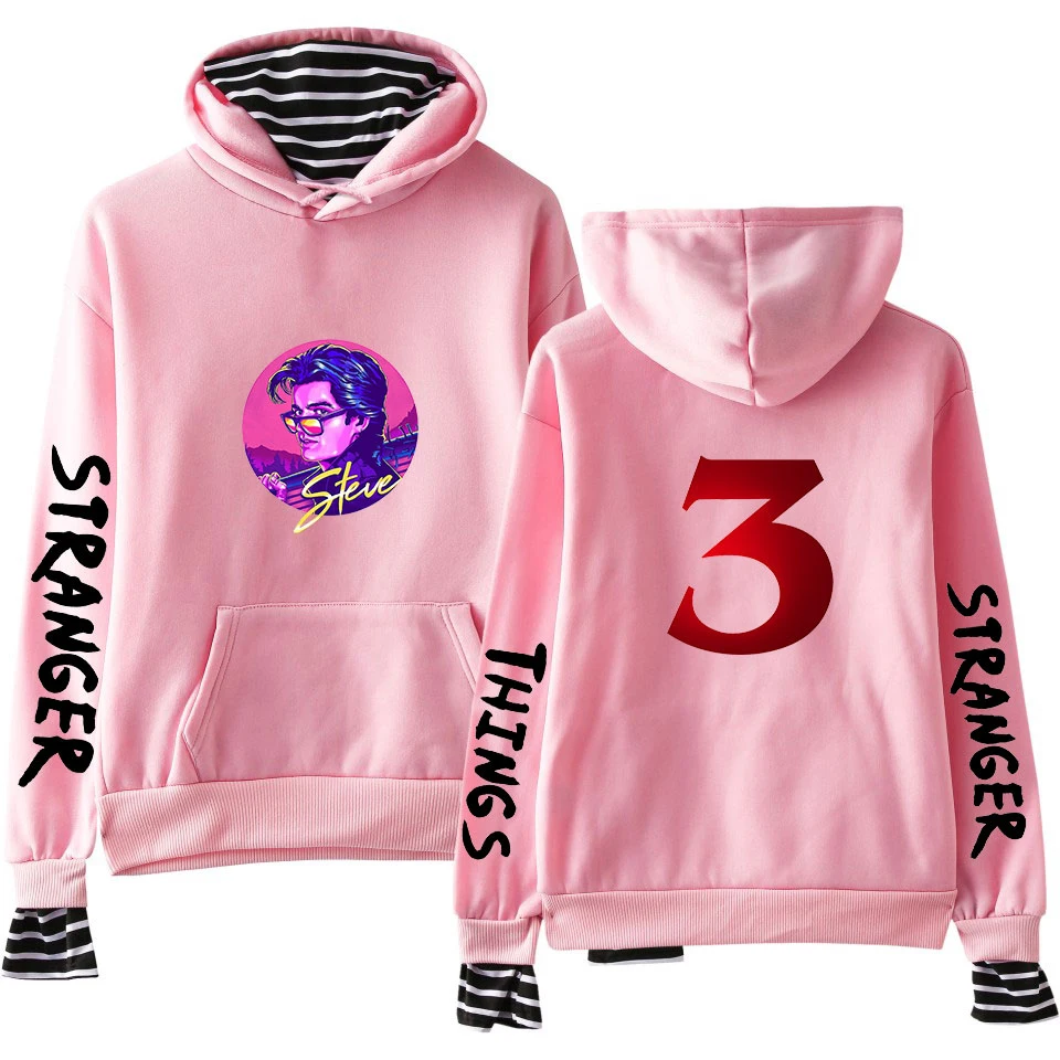 Stranger things 3 Fake Two Pieces Hoodies Sweatshirts Women sweatshirt Kpop fashion 2018 New Style Pullover Hoodies
Stranger things 3 Fake Two Pieces Hoodies Sweatshirts Women sweatshirt Kpop fashion 2018 New Style Pullover Hoodies