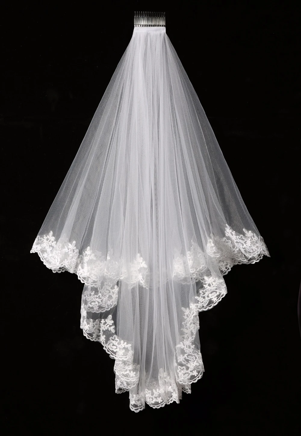 Elegant Cheap White/Ivory Elegant Beauty Two Layers Short Net Tulle Bride Veil 1.5m Long Lace Edge Tulle Veil For Wedding SLV02
Elegant Cheap White/Ivory Elegant Beauty Two Layers Short Net Tulle Bride Veil 1.5m Long Lace Edge Tulle Veil For Wedding SLV02