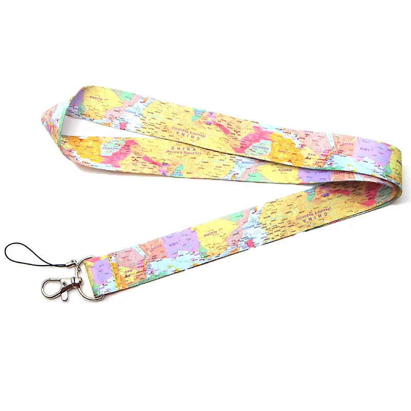 DMLSKY World Map Funny Lanyard Keychain for keys Badge ID Mobile Phone Key rings Women Neck Straps Accessories M3543
DMLSKY World Map Funny Lanyard Keychain for keys Badge ID Mobile Phone Key rings Women Neck Straps Accessories M3543