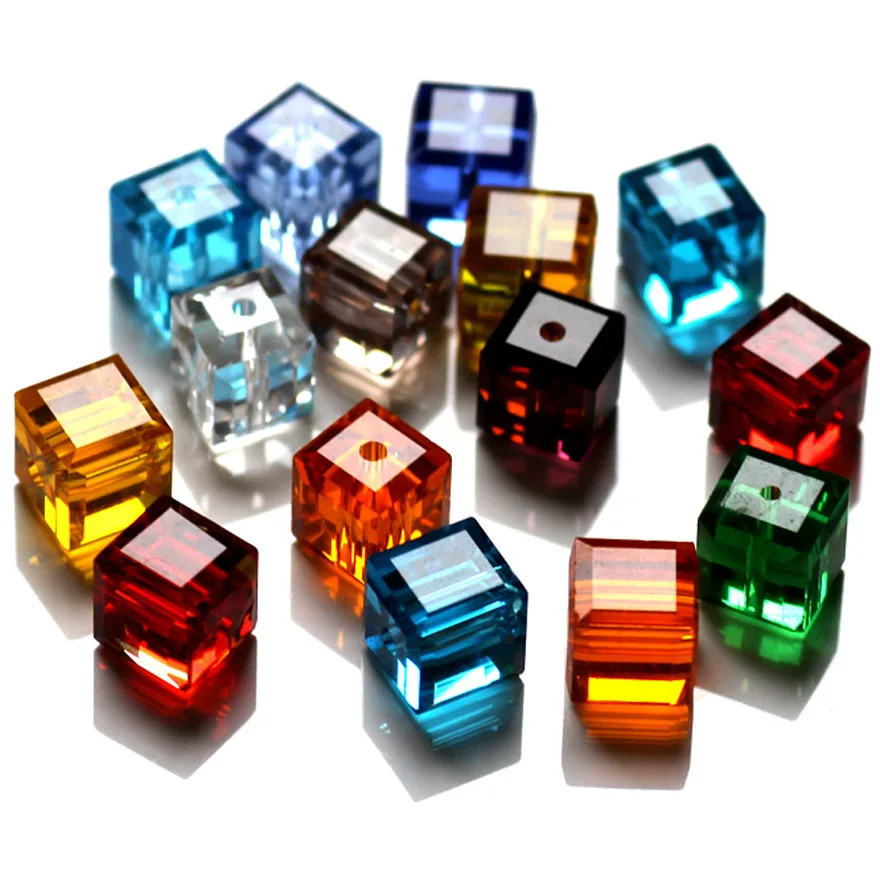 AAA 8x8mm cube faceted glass crystal beads fashion necklace accessories jewelry making square beads 100pcs
AAA 8x8mm cube faceted glass crystal beads fashion necklace accessories jewelry making square beads 100pcs