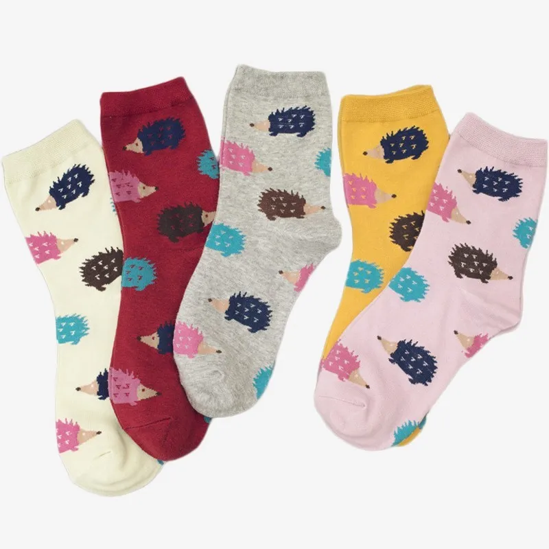 New Cartoon Animal Cute Hedgehog Pattern Colorful Funny Happy Woman Short Socks High Quality Soft Comfortable Casual Cotton Sock
New Cartoon Animal Cute Hedgehog Pattern Colorful Funny Happy Woman Short Socks High Quality Soft Comfortable Casual Cotton Sock