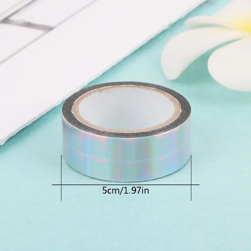 19mmx10M Gold Foil Washi Tape Silver/Purple Color Japanese DIY Scrapbooking Tools Masking Tape
19mmx10M Gold Foil Washi Tape Silver/Purple Color Japanese DIY Scrapbooking Tools Masking Tape