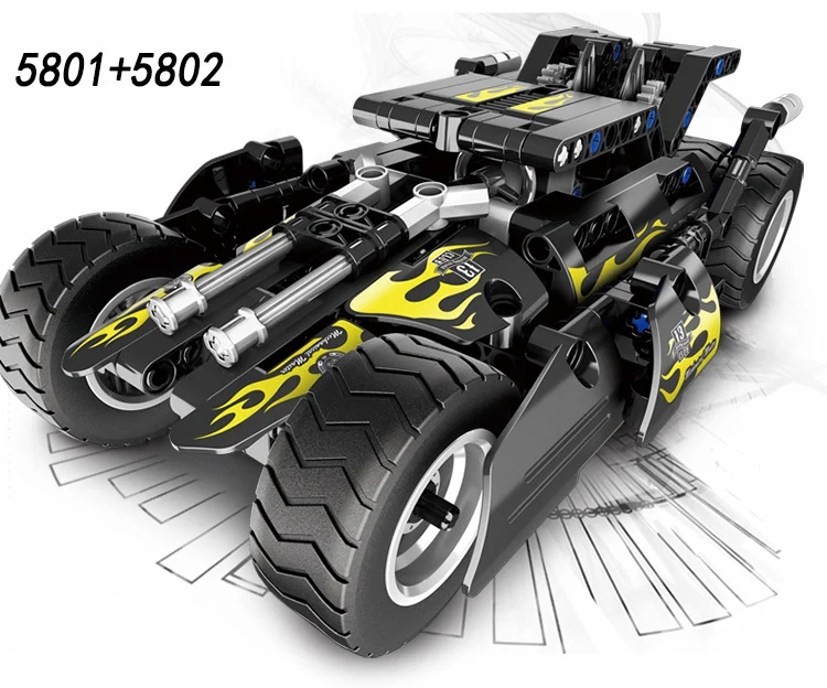 Technical dark knight 2in1 batmobile building block Motorcycle Vintage car assemble bricks pull back toys collection for gifts
Technical dark knight 2in1 batmobile building block Motorcycle Vintage car assemble bricks pull back toys collection for gifts