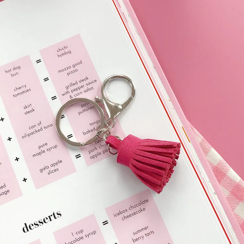 Hot Women Cute New Color Tassel Pendant Key Chain Bag Charm Accessories New Men Best Girls Party gift Jewelry K2159
Hot Women Cute New Color Tassel Pendant Key Chain Bag Charm Accessories New Men Best Girls Party gift Jewelry K2159