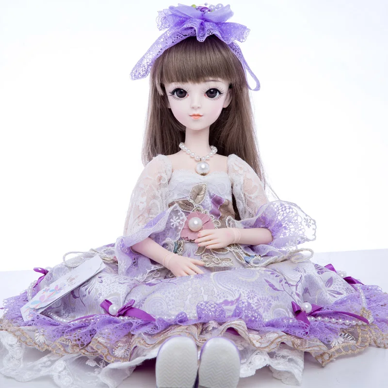 Princess anna 1/3 60CM BJD doll DIY fashion wig doll dressed princess doll girl Toys
Princess anna 1/3 60CM BJD doll DIY fashion wig doll dressed princess doll girl Toys