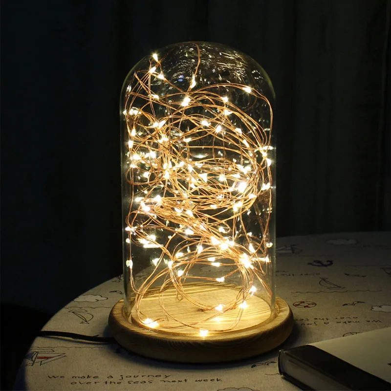 Фаллоимитатор Прозрачный С Гирляндой Внутри