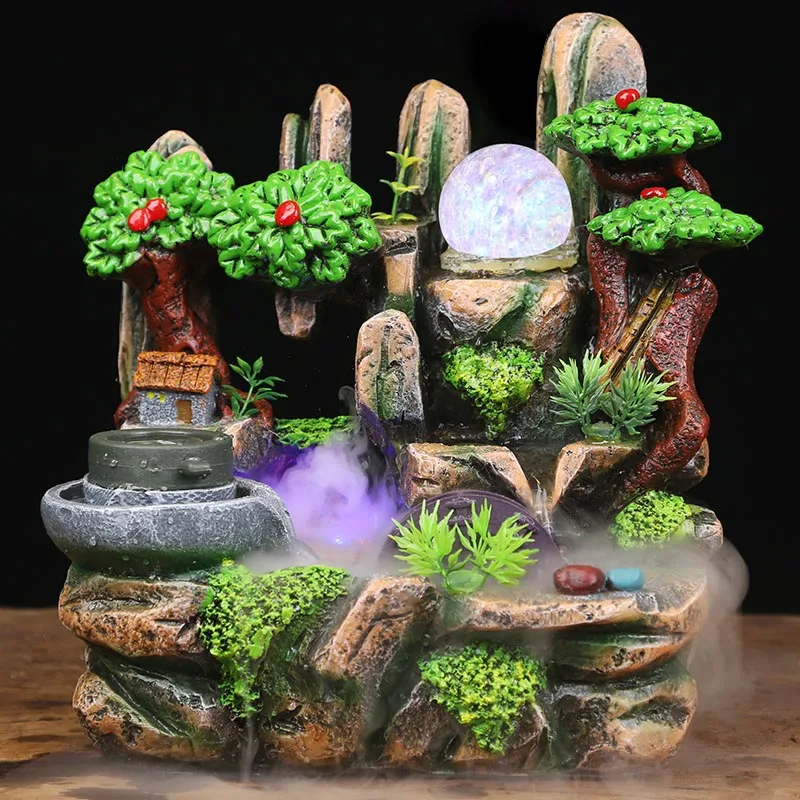 110V-220V Creative Rockery Flowing Water Fountain Resin Crafts Living Room Desktop Ornaments Feng Shui Wheel Home Decoration New
110V-220V Creative Rockery Flowing Water Fountain Resin Crafts Living Room Desktop Ornaments Feng Shui Wheel Home Decoration New