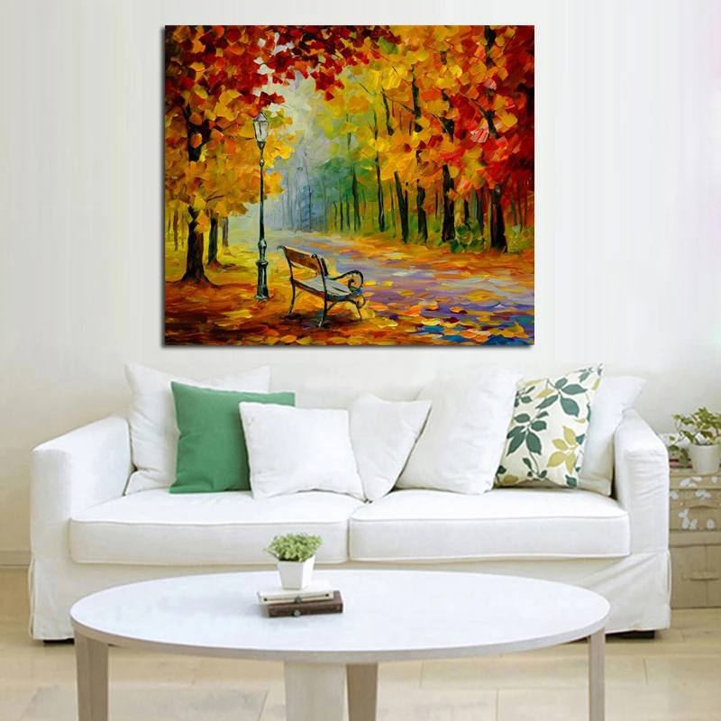 Decorative Canvas Oil Painting Canvas Beautiful Autumn Forest Street Wall Art Modern Knife Oil Painting Home Decor No Frame
Decorative Canvas Oil Painting Canvas Beautiful Autumn Forest Street Wall Art Modern Knife Oil Painting Home Decor No Frame