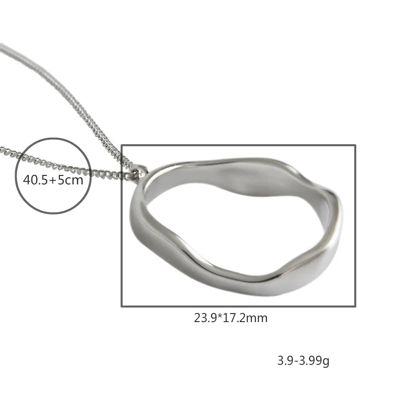 Flyleaf Gold Irregular Oval 925 Sterling Silver Necklace Women Fashion Chain Fine Jewelry Simple Necklaces & Pendants Ins Style
Flyleaf Gold Irregular Oval 925 Sterling Silver Necklace Women Fashion Chain Fine Jewelry Simple Necklaces & Pendants Ins Style