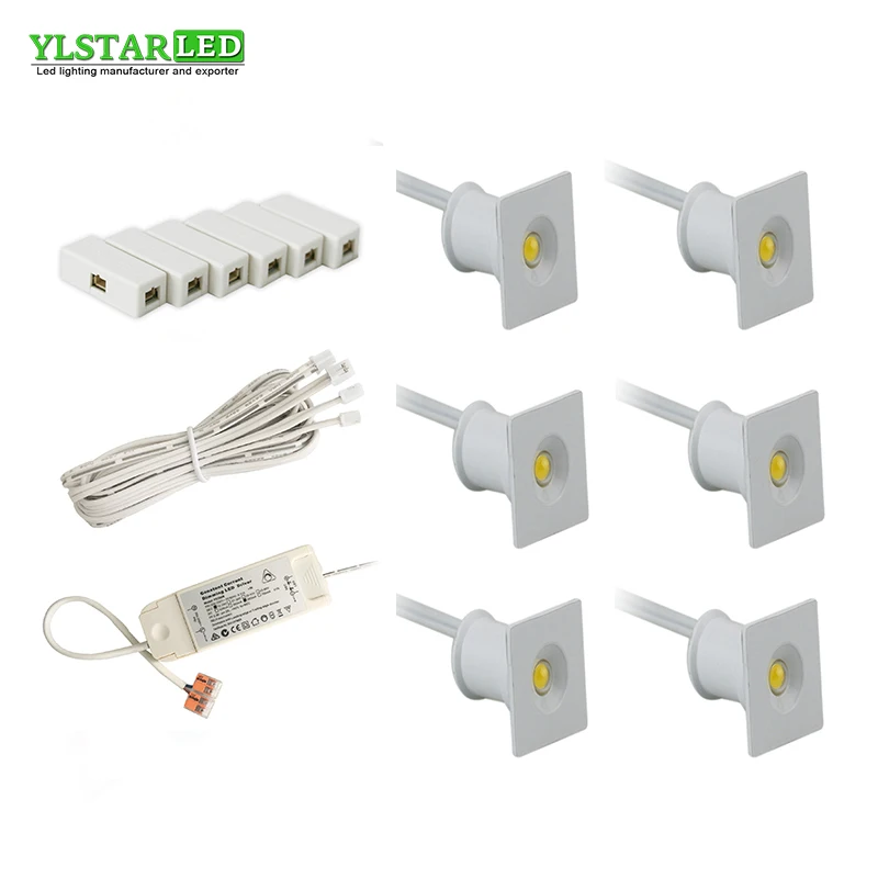 YLSTAR Бесплатная доставка 2018 новый дизайн AC85 265V утопленный 6x1 Вт Мини светодиодный