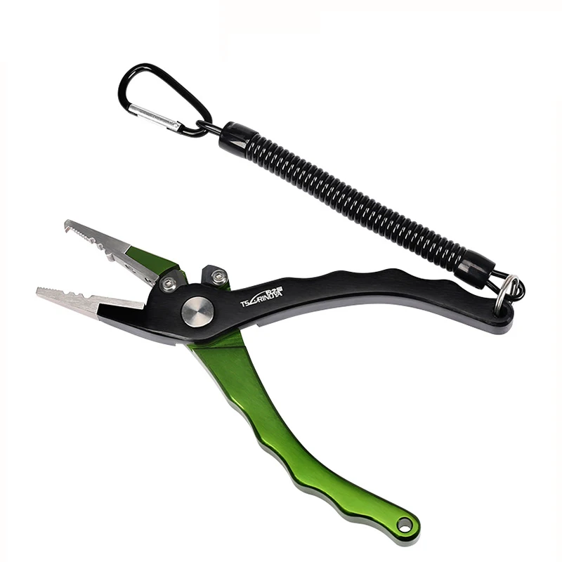 Tsurinoya CD-190 190mm/145g Multi-purpose Aluminium Fishing Pliers Sea Fishing Pliers Fishing Lure Tungalloy Cutter Fishing Tool
Tsurinoya CD-190 190mm/145g Multi-purpose Aluminium Fishing Pliers Sea Fishing Pliers Fishing Lure Tungalloy Cutter Fishing Tool