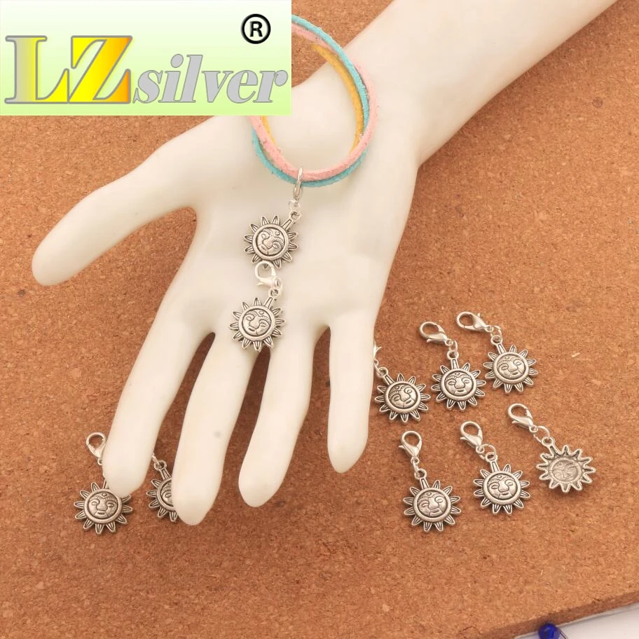 Universal Sun Charm Lobster Claw Clasp Charm Beads 100PCS zinc alloy Jewelry DIY C199 34.5x16.7mm
Universal Sun Charm Lobster Claw Clasp Charm Beads 100PCS zinc alloy Jewelry DIY C199 34.5x16.7mm
